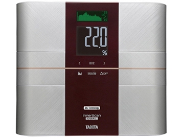 タニタ 体脂肪計・体重計 インナースキャンデュアル RD-504 [レッド]の通販は