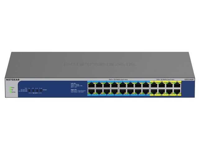 NETGEAR スイッチングハブ(ネットワークハブ) GS524UP-100AJS