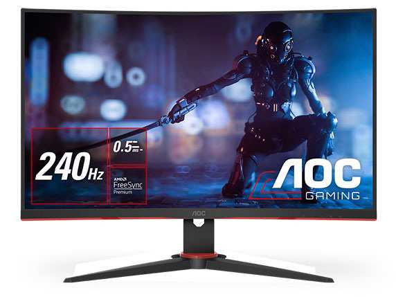 AOC PCモニター・液晶ディスプレイ C27G2ZE/11 [27インチ ブラック&レッド]