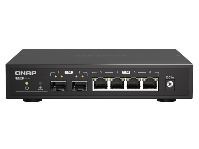 QNAP スイッチングハブ(ネットワークハブ) QSW-2104-2S