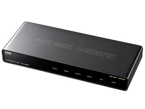 サンワサプライ AVセレクター VGA-UHDSP4の通販は