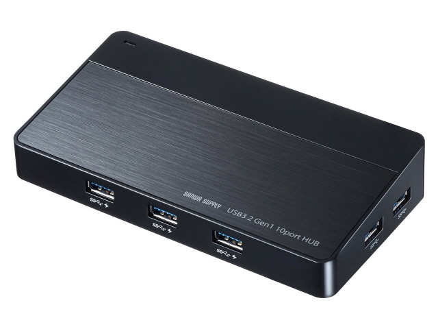 サンワサプライ USBハブ USB-3H1006BK [ブラック]の通販は