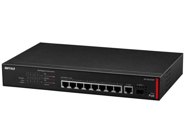 バッファロー スイッチングハブ(ネットワークハブ) BS-MS2008P