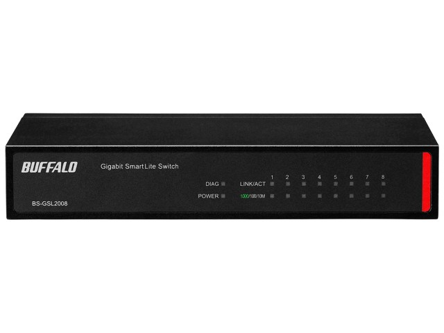 バッファロー スイッチングハブ(ネットワークハブ) BS-GSL2008の通販は