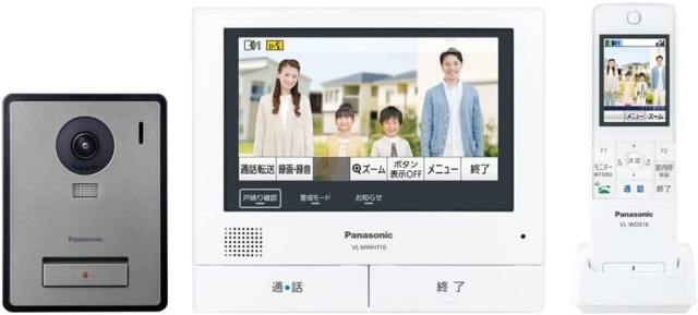 パナソニック テレビドアホン・インターホン 外でもドアホン VL-SWE710KFの通販は 99,770円