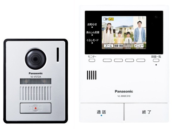 パナソニック テレビドアホン・インターホン どこでもドアホン VL-SVE310KFA