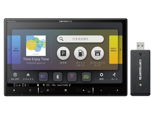 カーナビ パイオニア 楽ナビ AVIC-RF720 Carrozzeria 9インチナビ