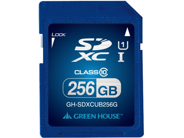 グリーンハウス SDメモリーカード GH-SDXCUB256G [256GB]