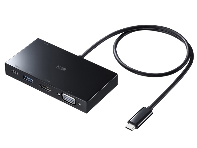 サンワサプライ USBハブ AD-ALCMHV2BKの通販は