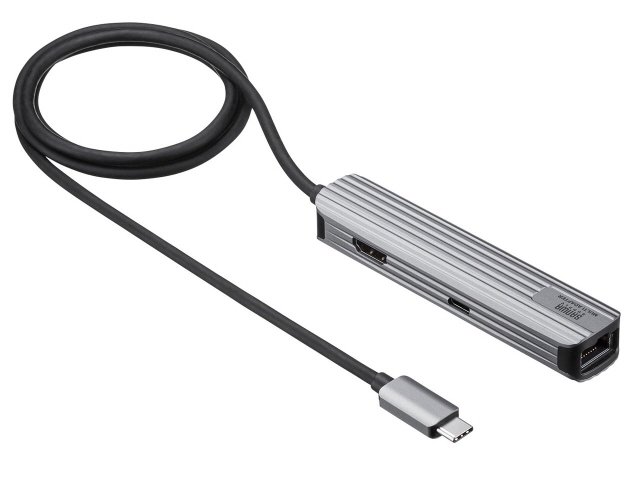 サンワサプライ USBハブ USB-3TCHLP7S-1