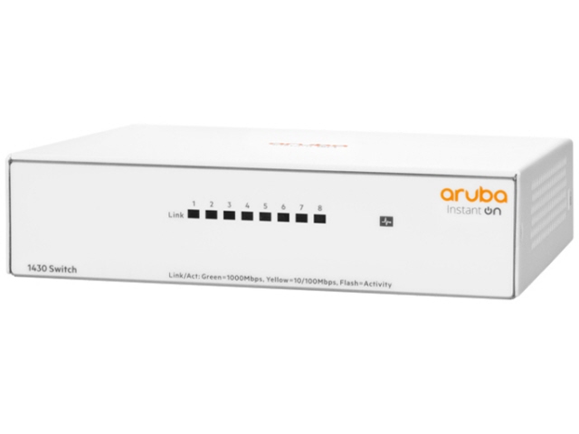 HPE スイッチングハブ(ネットワークハブ) Aruba Instant On 1430 8G Switch R8R45A#ACFの通販は