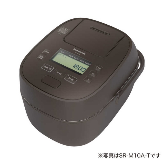 パナソニック 炊飯器 おどり炊き SR-M18A-T [ブラウン]の通販は