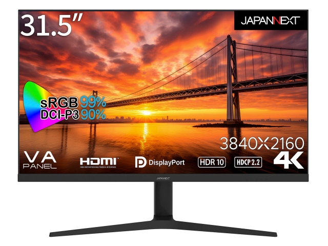 JAPANNEXT PCモニター・液晶ディスプレイ JN-V3150UHDR-HSP [31.5インチ]の通販は