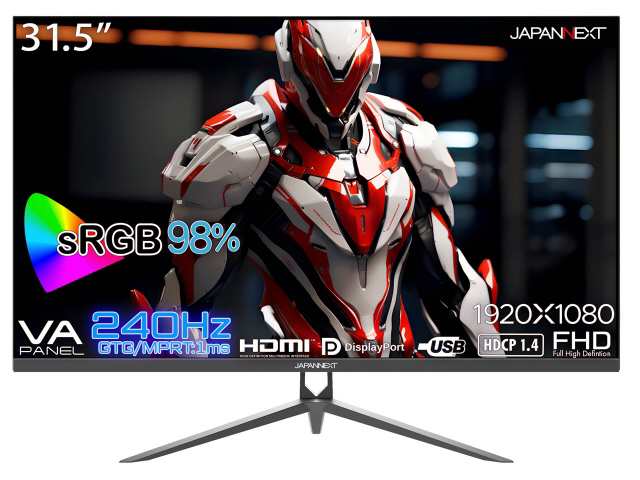 JAPANNEXT PCモニター・液晶ディスプレイ JN-V315G240FHDR [31.5インチ]の通販は