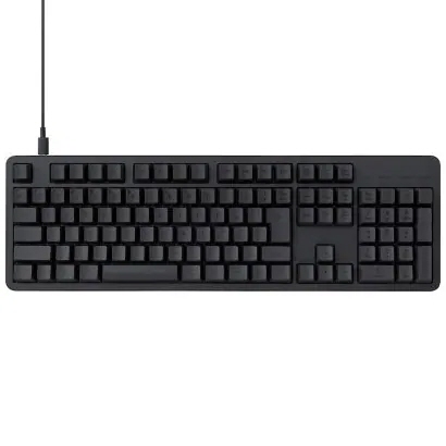 エレコム キーボード TK-MC50UKPBK 静音赤軸 [ブラック]