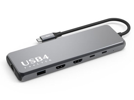 Feeltek USBハブ Portable USB4 10-in-1 USB-C Hub HCM010AP2F