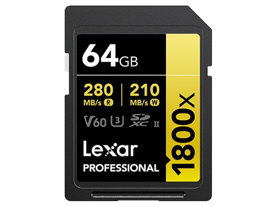 Lexar SDメモリーカード LSD1800064G-B1NNJ [64GB]の通販は