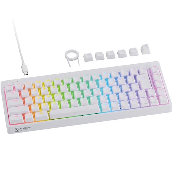 エレコム キーボード TK-VK600AWH [ホワイト]