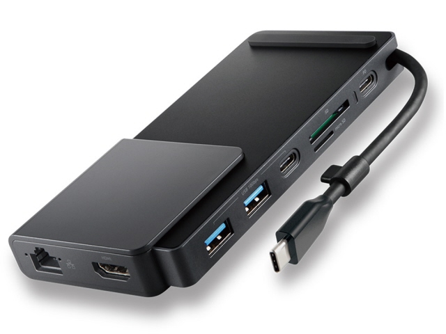 ロジテック USBハブ LHB-PMP8U3PS [スペースグレイ]