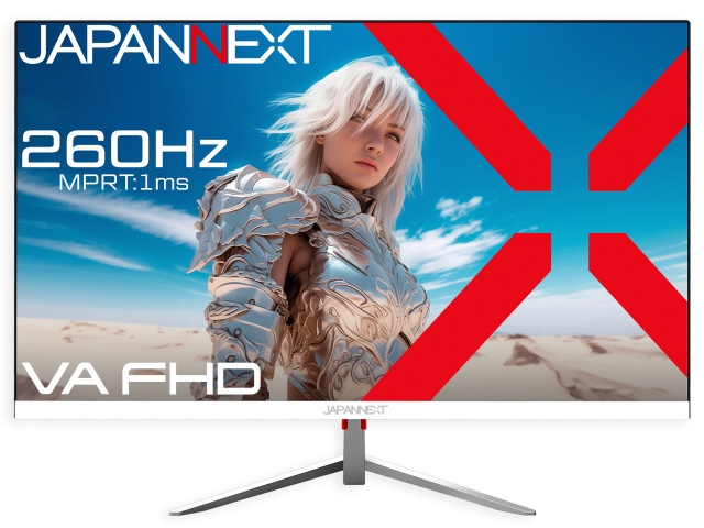 JAPANNEXT PCモニター・液晶ディスプレイ JN-V245FHDR260-W [24.5インチ ホワイト]の通販は
