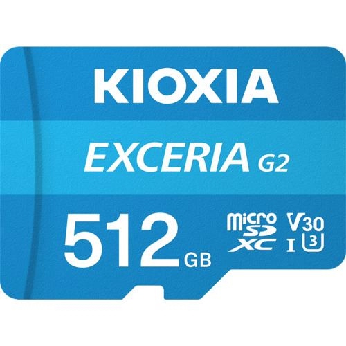 キオクシア SDメモリーカード EXCERIA G2 KMU-B512G [512GB ライトブルー]