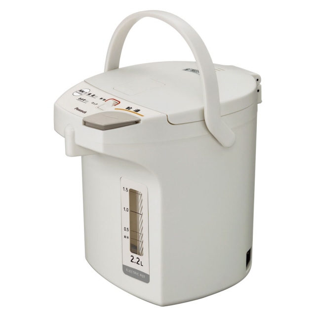 ピーコック魔法瓶工業 電気ポット WMS-22(HL) [ライトグレー]