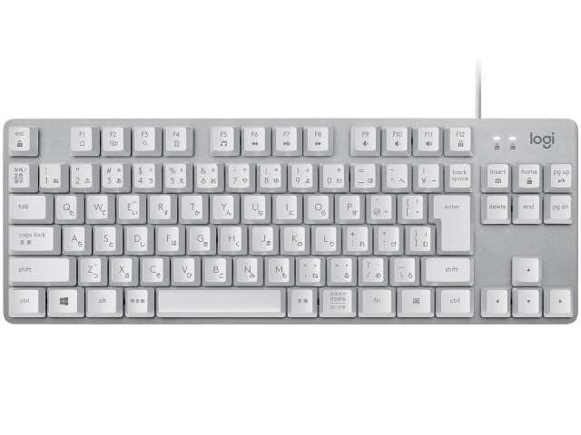 ロジクール キーボード TKL Mechanical Keyboard K835-Clicky K835OWB 青軸 [オフホワイト]