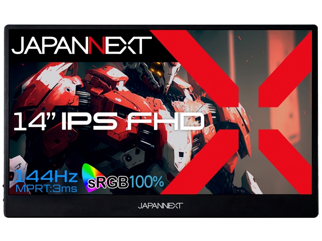 JAPANNEXT PCモニター・液晶ディスプレイ JN-MD-14i144F [14インチ]