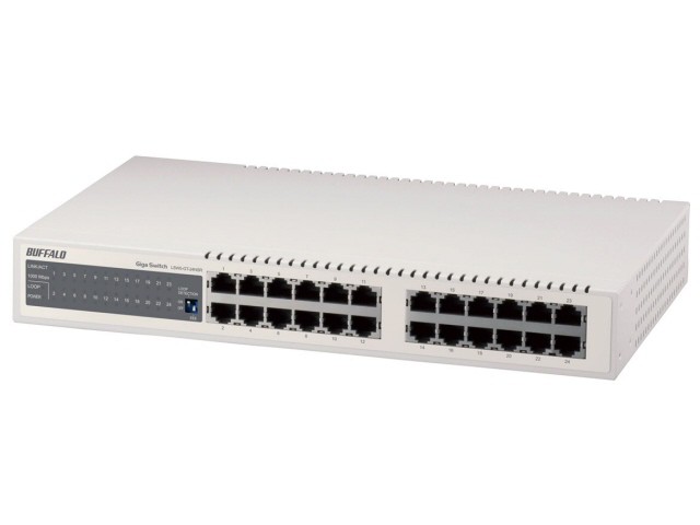 バッファロー スイッチングハブ(ネットワークハブ) LSW5-GT-24NSR [ホワイト]の通販は