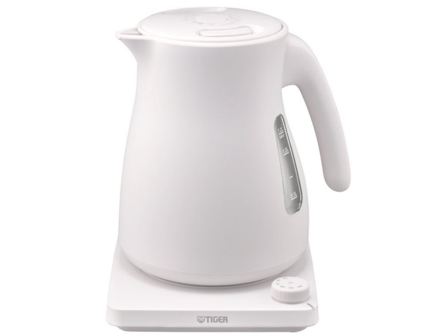 タイガー魔法瓶 電気ケトル PTV-A120-WG [グレイッシュホワイト]
