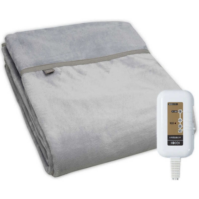 KODEN 電気毛布・ひざ掛け CWB801G-HT [ブルーグレイ]の通販は