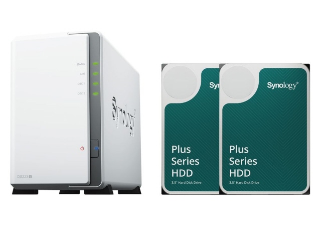 Synology NAS(ネットワークHDD) DiskStation DS223J+HAT3310-8TB2の通販は 90,206円
