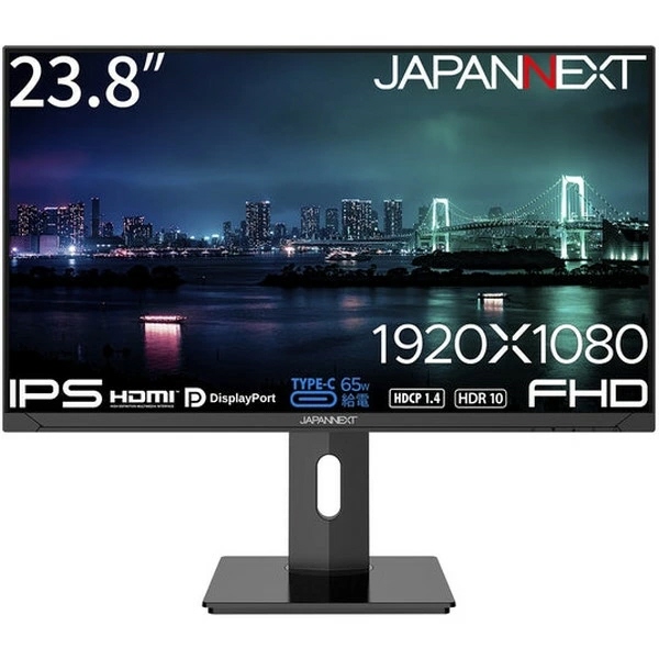 JAPANNEXT PCモニター・液晶ディスプレイ JN-IPS238FHD-C65W-HSP [23.8
