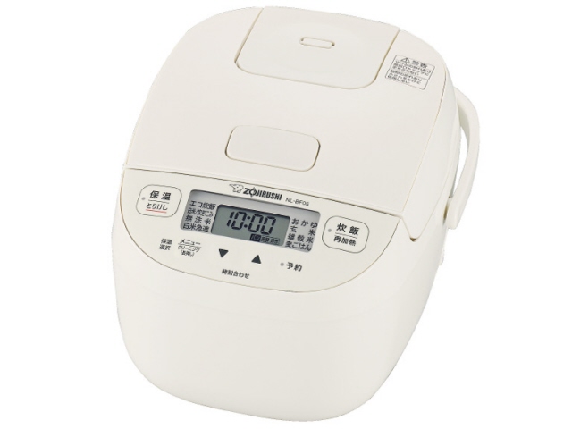 象印 炊飯器 極め炊き NL-BF05-WZ [ソフトホワイト]