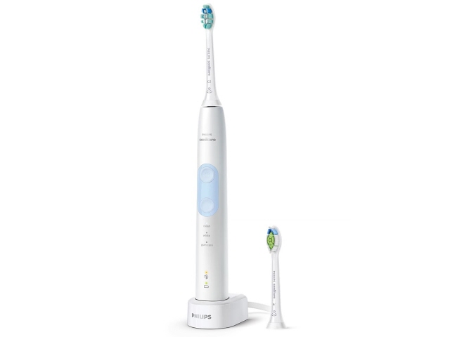 フィリップス 電動歯ブラシ ソニッケアー プロテクトクリーン HX6403/71 [ホワイトライトブルー]