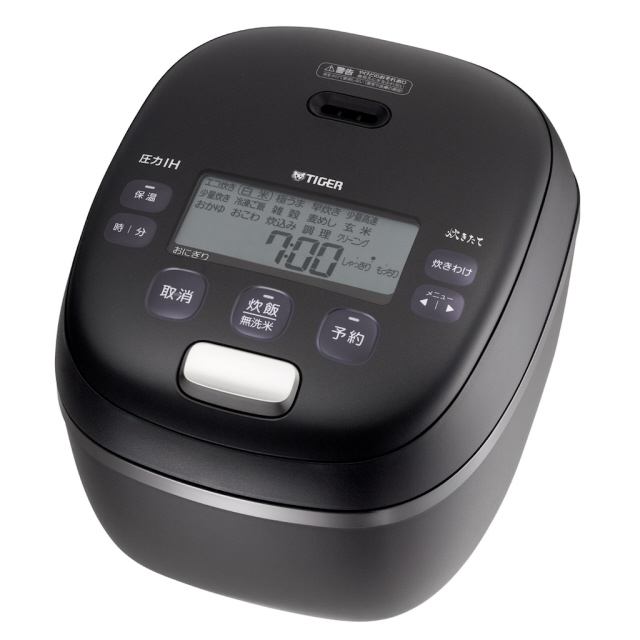 タイガー魔法瓶 炊飯器 炊きたて ご泡火炊き JRI-G180-KO [オフブラック]