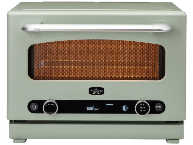 日本エー・アイ・シー オーブンレンジ Aladdin グラファイトオーブンレンジ AEM-G14A(G) [グリーン]