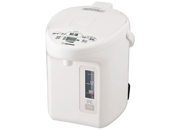 象印 電気ポット VE電気まほうびん 優湯生 CV-TF22-WA [ホワイト]
