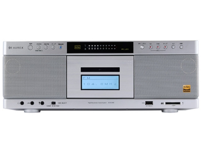 東芝 ラジカセ AUREX AX-KCR90(S) [シルバー]