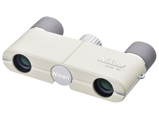 ニコン 双眼鏡 遊 4X10D CF [アイボリーホワイト]