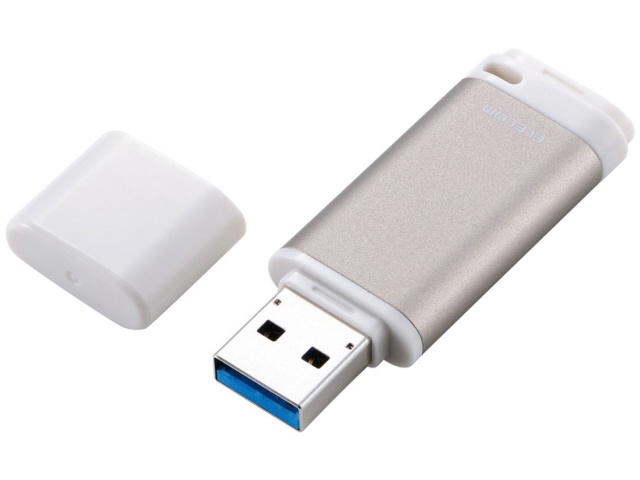 エレコム USBメモリー MF-RCU3128GGD [128GB ゴールド]