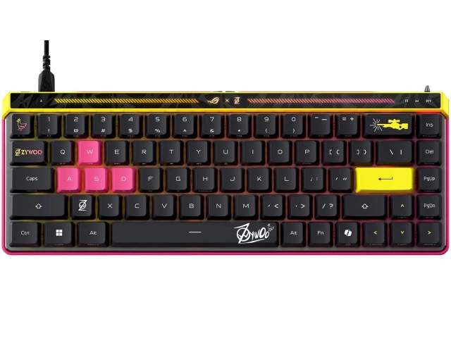 ASUS キーボード ROG Falchion Ace HFX ZywOo Edition [Black]