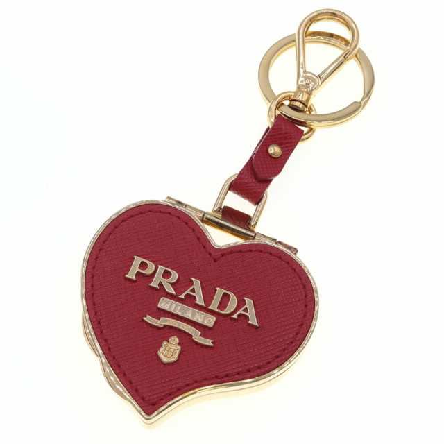 PRADA キーホルダー ハートモチーフ キーリング bracaraaugusta.com