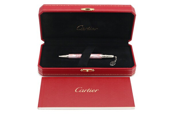 Cartier カルティエ ハッピーバースデー ボールペン 2C チャーム付き