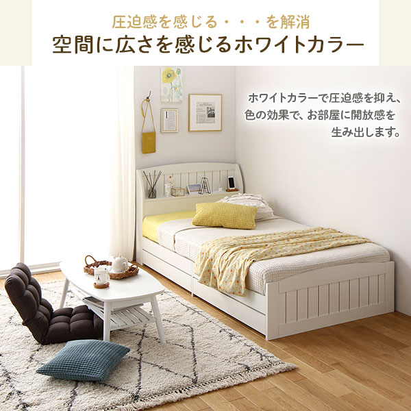 ショートセミシングル 源ベッドフレーム ライトコンセント収納つき 送料込み ショートセミシングル 源ベッドフレーム ライトコンセント収納つき