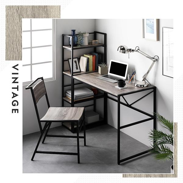 デスクセット 3点セット〔 デスク 幅90cm ＋シェルフ 幅50cm＋チェア デスク (テーブル 机) セット 3点セット〔 デスク 幅90cm ＋シェルフ