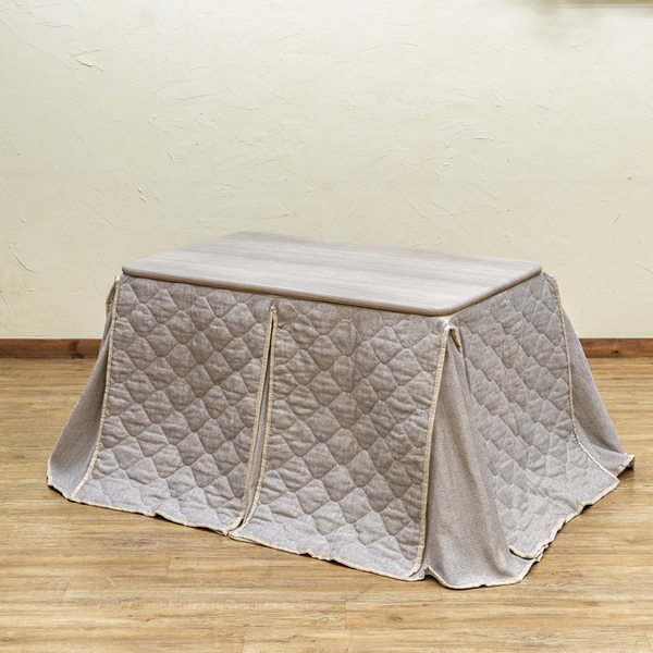 こたつ 約幅110×70cm 長方形 ブラウン 掛け布団セット オールシーズン ダイニングコタツ お客様組立品 リビング ダイニング 茶 こたつ 約幅110×70cm 長方形 ブラウン 掛け布団セット オールシーズン