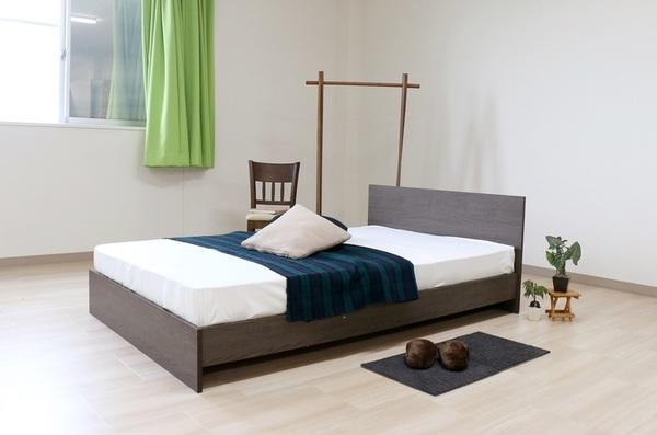 セミダブルベッドフレーム セミダブルベッド ナチュラル ベッド 約幅126cm ヴィンテージ