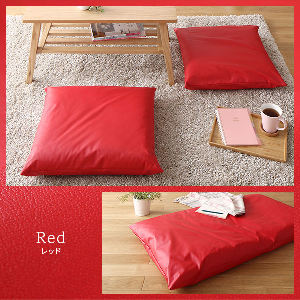 【濃い赤色　座布団5枚セット】六角形花柄デザイン 濃い赤色 座布団5枚セット】六角形花柄デザイン 銘仙判座布団カバー