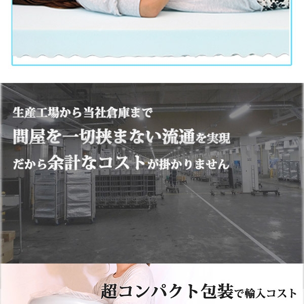 高反発マットレス 【ダブル 厚さ5cm ライトグレー】 高耐久性 PAD5 『APトーマス』 〔ベッドルーム 寝室〕 送料無料の通販は